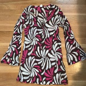 Merona Patterned swim cover-up